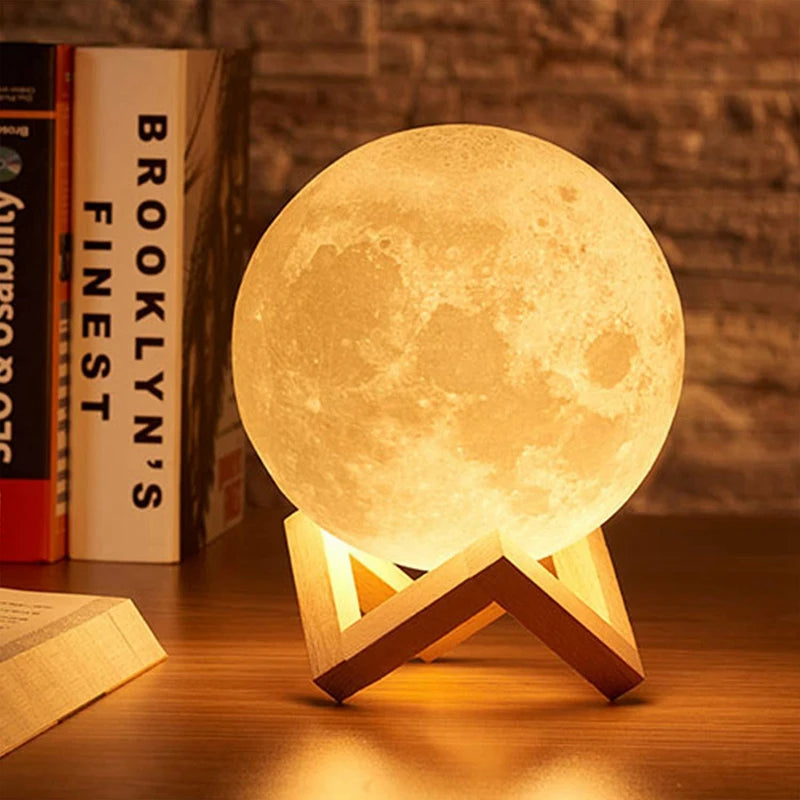 LED Moon Galaxy Night Light – Bedroom Decoration & Gift
