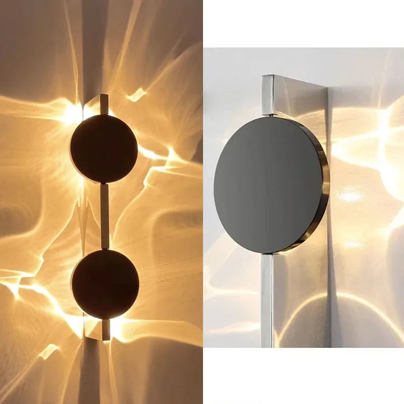 Modern Rotatable LED Wall Light – Stainless Steel