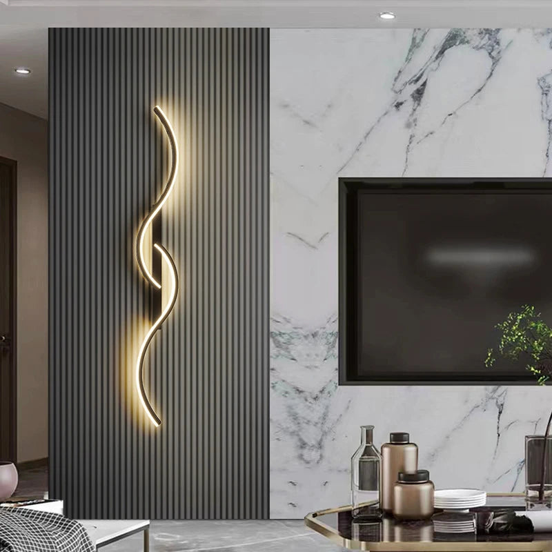 Modern Minimalist LED Wall Light – Bedroom & Living Room
