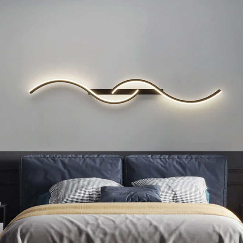 Modern Minimalist LED Wall Light – Bedroom & Living Room