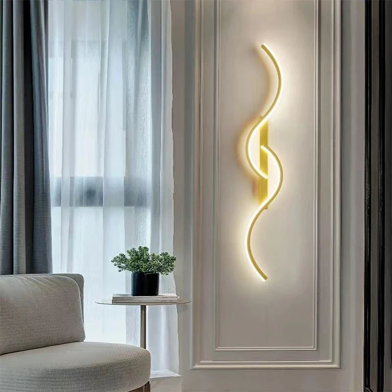 Modern Minimalist LED Wall Light – Bedroom & Living Room