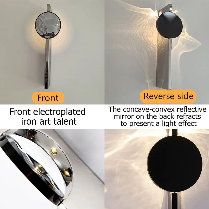Modern Rotatable LED Wall Light – Stainless Steel