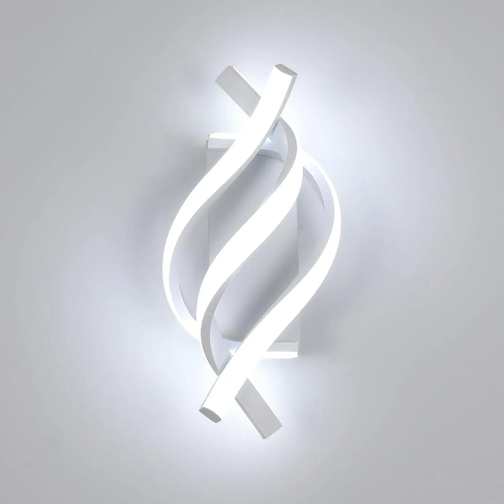 Triple Spiral LED Wall Lamp